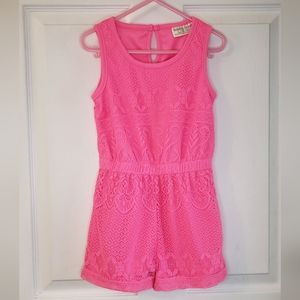 Bobbie Brooks Romper Girls 6/6x, Pink